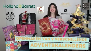 9 ADVENTSKALENDERS openen | Rituals, Nespresso, The Body Shop, Holland & Barrett en meer