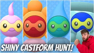 ✨Shiny Castform Hunt In Pokemon Go! Last Weather Week Event Grind!✨