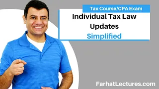 2018 Individual Tax Law Updates | Tax Cuts and Jobs Act 2017 | Income Tax Course | CPA Exam REG