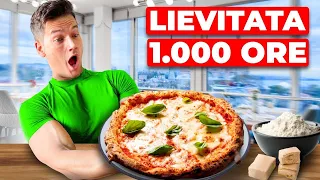 ABBIAMO PREPARATO UNA PIZZA CON 1000 ORE DI LIEVITAZIONE