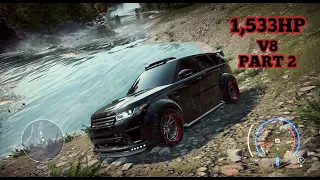 NFS HEAT PART2️⃣ LAND ROVER SPORT SVR 1,532HP V8 DRIVE FAST ON OFF-ROAD with this BEAUTIFUL BEAST