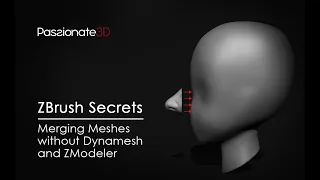 ZBrush Tips & Tricks: Merging Meshes Without Dynamesh And Zmodeler