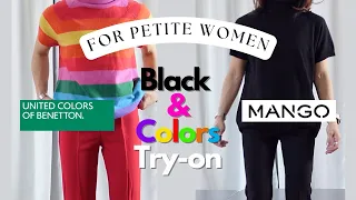 Mango, Benetton Haul & Try on for Petites Over 40 [Under 5 feet/Below 150cm]