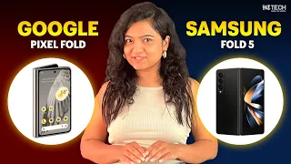 Google Pixel Fold vs Samsung Fold 5 - Which is Better? | Battle of Foldable! | Tech Primer | HT Tech