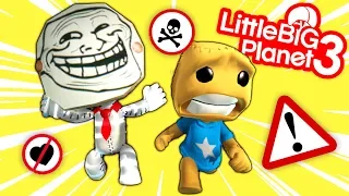 Kick The Buddy VS Trolls in Troll World ! - LittleBigPlanet 3 | EpicLBPTime