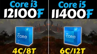 i3-12100F vs i5-11400F - 4 Cores vs 6 Cores - How much performance Difference?