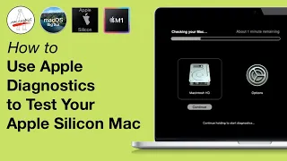 Use Apple Hardware Diagnostics to Test Your Apple Silicon M1 Mac MacBook Pro, MacBook Air, Mac Mini