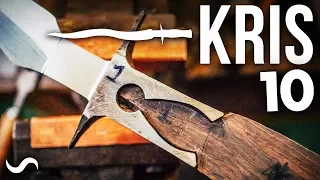 KRIS BLADE DAMASCUS DAGGER!!! Part 10