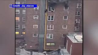 Video shows teens escape deadly NYC apartment fire by climbing out 4th-floor window l ABC7