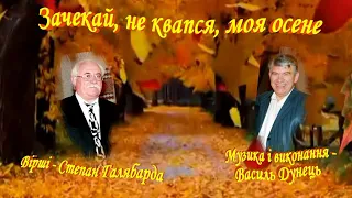 Василь ДУНЕЦЬ "ЗАЧЕКАЙ, НЕ КВАПСЯ, МОЯ ОСЕНЕ"