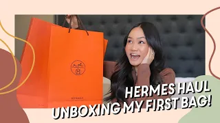 HERMES HAUL (I bought more than 1 thing?!) - Unboxing My Very First Ever Hermes Bag! | Victoria Hui