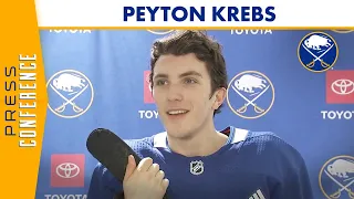 Peyton Krebs On Season Winding Down | Buffalo Sabres