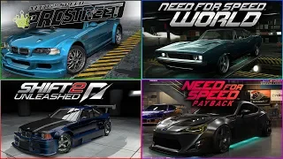 Customization History in NFS Games #2 - 4k