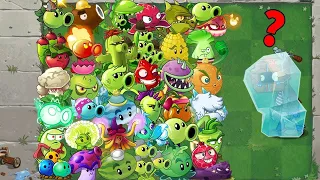 Random All Plants 1 Power Up Vs Frozen Brickhead Zombies - PvZ 2 Challenge