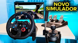 COMPREI UM NOVO VOLANTE SIMULADOR COM FREIO DE MÃO DE DRIFT (LOGITECH G29 COM CÂMBIO)