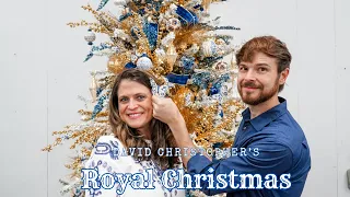 Royal Christmas: Blue, White, and Gold Decor for 2023 by David Christopher's