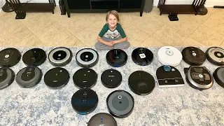 21 Robot Vacuums Clean the Entire House!!