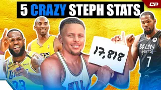 5 CRAZY Stats of Steph Curry’s 2020-21 Season | Clutch #Shorts