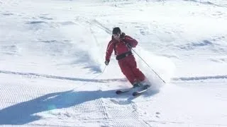 Technik skifahren im Tiefschnee (Deutsch)