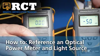 How to: Reference a Power Meter and Light Source