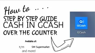 Paano mag cash in ng GCASH over the counter, SM Supermarket, 7/11 and many more #shorts #gcashcashin