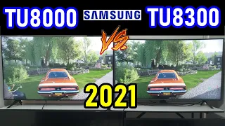 Samsung TU8000 vs TU8300 curvo: Smart TVs 4K Crystal UHD para este 2021