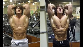 4 WEEK MR OLYMPIA TRANSFORMATION: IFBB Pro Jeff Seid Shoulder & Ab Workout 6 weeks out