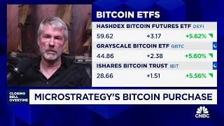 MicroStrategy Co-Founder Michael Saylor: There's 10 years of pent up demand for these bitcoin ETFs