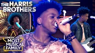 The Harris Brothers rock out to "Ain't It Fun" by Paramore | America's Most Musical Family