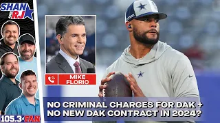 Mike Florio On Why Dak Prescott Won't Face Criminal Charges, Talks Dak Contract Mess | Shan & RJ