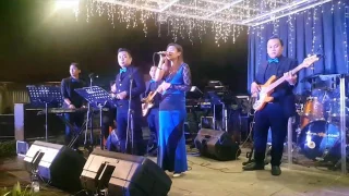 Firstline Band accoustic on the wedding ceremony @Pool Side Singgasana Hotel