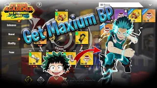 Maximum BP Gear Guide! - My Hero Academia: The Strongest Hero