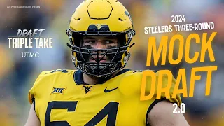 Draft Triple Take: Steelers 2024 Three-Round Mock Draft 2.0 | Pittsburgh Steelers