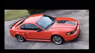 2004 mustang Mach 1 competition Orange low mile