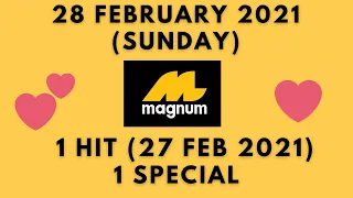 Foddy Nujum Prediction for Magnum - 28 February 2021 (Sunday)