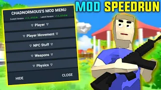 SPEED RUNNING RICHIE USING MOD MENU 🏃‍♂️| Dude Theft Wars | Richie Unlocked