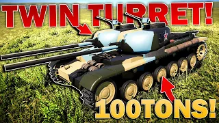 I Built A TWIN TURRET 100TON Beast Tank In Sprocket!