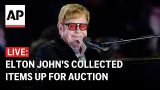 LIVE: Auction of Elton John’s collected items