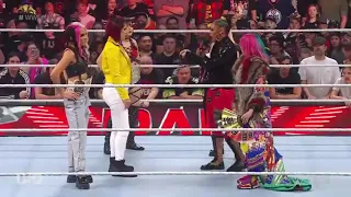 damage ctrl confront Bianca belair asuka alexa bliss raw 9/26/22