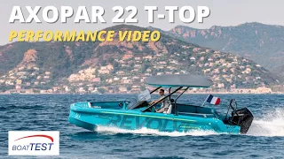 Axopar 22 T-Top (2022) - Test Video by BoatTEST.com