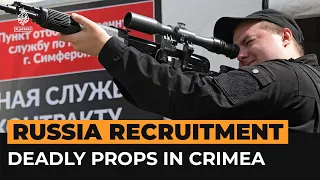 Guns and grenades entice Russian military recruits in Crimea | Al Jazeera Newsfeed