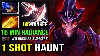 1 HAUNT DELETED 16Min Radiance Spectre 1v5 Tank Carry 100% No Mercy Allowed Dota 2