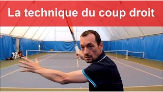 La technique du coup droit au tennis