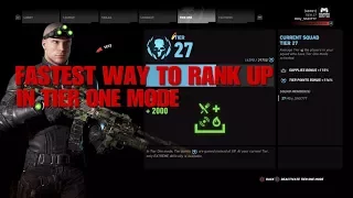 How to Rank Up in Tier One Mode FAST!!!!