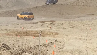 2021 Ford Bronco Sport on sand autocross