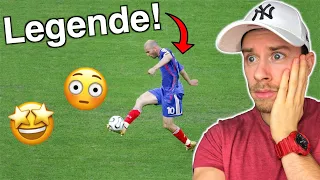 Zinedine Zidane: 24 UNMÖGLICHE Ballaktionen! 😳🔥 | fa_sc reagiert