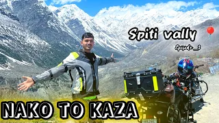 Nako se kaza pahunchne me raat ho gaya || spiti vally📍| tabo se kaza total offroad||@Nayaktravel1000