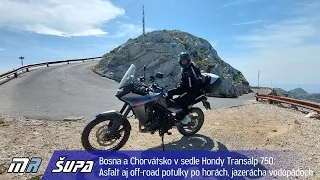 Bosna a Chorvátsko v sedle Hondy Transalp 750: Asfalt aj off-road potulky po horách - motoride.sk