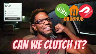 $500 in 18 HOURS of GIG WORK?! | DoorDash | Uber Eats | GrubHub ride a long