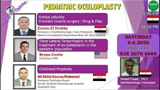 PEDIATRIC OCULOPLASTY